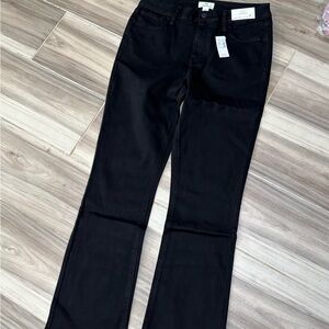 Maurices Women's Straight Leg Black Jeans